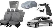 Kit capa couro i30 07-12 + capa cobrir + brinde