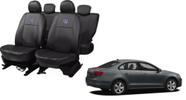 Kit capa couro Jetta 10-17 proteção total sujeira líquidos e rasgos