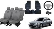 Kit capa couro luxo Azera 08-12 + tapete incluso