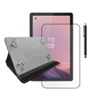 Kit Capa Couro + Película Hydrogel + Caneta Para Tablet Le-novo M9