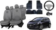Kit capa couro Sonic 12-14 + volante soft touch