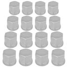 Kit Capa Cromado para Parafuso de Roda Sextavado 17 mm 16 Peças - Shekparts