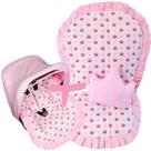 Kit Capa de Bebê Conforto + Jogo Protetor de Cinto + Capota Solar - Mãe e Filho Enxovais