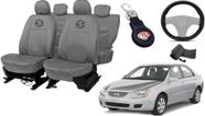 Kit Capa de Couro Cerato 2003-2008 + Volante + Chaveiro