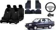 Kit Capa de Couro Premium 85-00 + Tapete e Proteção de Volante Kit Capa de Couro Premium 85-00 + Tapete e Proteção de Volante