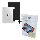 Kit Capa de iPad 10 Geração 2022 10.9" + Película Fosca Paperlike Sensaçao de Papel - Smart Case Protetora c Espaço para Caneta Stylus Pen