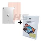 Kit Capa de iPad Air 4/ 5 Geração 10.9" + Película Fosca Paperlike Sensaçao de Papel - Smart Case Protetora c Espaço para Caneta Stylus Pen