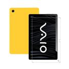 Kit Capa de Silicone + Película de Vidro p/Tablet Vaio TL10 10.4 Amarelo Proteção