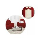 Kit Capa De Sofá 2 E 3 Lugares + Cortina Floripa 2,00m x 1,70m Vermelho Kit Capa De Sofá 2 E 3 Lugares + Cortina Floripa 2,00m x 1,70m Vermelho
