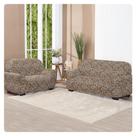 Kit Capa De Sofá Estampada Coladinha 2 e 3 Lugares Shop Casa Nobre