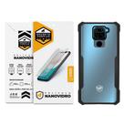 Kit Capa Dual Shock x e Pelicula Nano Vidro compatível com Xiaomi Redmi Note 9 - Gshield