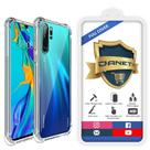 Kit Capa E Película Para Huawei P30 Lite Tela De 6.15" Polegadas Capinha Case Transparente Air Anti Impacto e Película De Vidro Temperado 3d - Danet