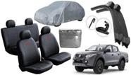 Kit Capa Econômico L200 2015 a 2022 + Capa de Cobertura e Limpador Premium