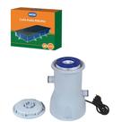 Kit Capa + Filtro Bomba 2.200 L/h Para Piscina Premium 5000 Litros - Mor