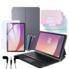Kit Capa Folio Case Para Tablet Lenovo Tab M9 com Película + Teclado + Caneta + Fone