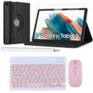 Kit Capa Giratória 360 para Galaxy Tab A8 + Teclado e Mouse Bluetooth + Caneta Touch Tablet 8"