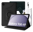 Kit Capa Giratória 360 + Teclado + Mouse + Película + Caneta para Galaxy Tab A9 8.7”