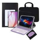 Kit Capa Giratória com Suporte Para Tablet Lenovo Tab M9 + Película + Teclado e Mouse + Mousepad + Luva