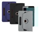 Kit Capa Giratória+ Película Compatível Com Tab Positivo Twist 64gb 7 Polegadas T770C