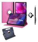 Kit Capa Giratória Película Hidrogel Caneta Para Tab P11+