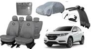 Kit capa HR-V 15-24 couro + extra contra poeira