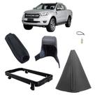 Kit Capa Manopla E Coifa Forro Com Aro Câmbio Automático E Capa Freio Ranger Storm Xl 2020 Á 2023
