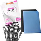 Kit Capa Offset A4 + Capa Couro e Cristal Eco Line + Espiral Kit Capa Offset A4 + Capa Couro e Cristal Eco Line + Espiral