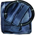 Kit Capa P/ Banco/ Volante/ Cinto Preta -