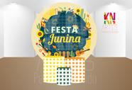 Kit Capa Painel Sublimado + 3 Capas De Cilindro - Festa Junina