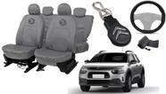 Kit Capa para C4 Cactus 2018 a 2025 Cinza Couro