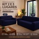 Kit Capa Para Sofa 2 e 3 Lugares Malha Gel