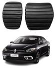 Kit capa pedal embreagem e freio renault fluence 11-18 Kit capa pedal embreagem e freio renault fluence 11-18