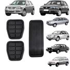 Kit capa pedal freio embr acel gol voyage parati santana 84/