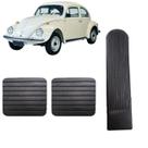 Kit capa pedal freio embreagem acelerador fusca brasilia 76/