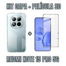 Kit Capa + Película 3D compatível com Redmi Note 15 Pro 5G Kit Capa + Película 3D compatível com Redmi Note 15 Pro 5G