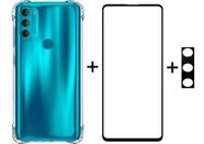 Kit Capa + Pelicula 3d + Pel Lente Camera Para Moto G71 Kit Capa + Pelicula 3d + Pel Lente Camera Para Moto G71