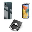 Kit Capa + Película 3D + Suporte Anel para Samsung Galaxy M34