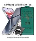 Kit Capa + Película 9D de Cerâmica + Suporte Anel para Celular Samsung Galaxy M34 5G Kit Capa + Película 9D de Cerâmica + Suporte Anel para Celular Samsung Galaxy M34 5G
