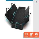 Kit Capa Pet Protetor Banco Traseiro Carro Impermeável Preto