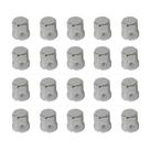 Kit Capa Porca Roda Cromada Lisa Jogo Com 20 Capas 0323312C