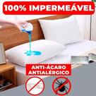 Kit Capa Protetora de Colchão Casal Impermeável 100% Pvc com Ziper e Capas de Travesseiro