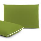 Kit Capa Protetora de Travesseiro 2 Peças - Fronha em Malha Gel (Helanca) 50cm x 70cm com Zíper