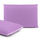 Kit Capa Protetora de Travesseiro 2 Peças - Fronha em Malha Gel (Helanca) 50cm x 70cm com Zíper Kit Capa Protetora de Travesseiro 2 Peças - Fronha em Malha Gel (Helanca) 50cm x 70cm com Zíper