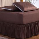 Kit Capa Protetora Impermeável King Size + 2 Capas Impermeável para Travesseiro + Saia Box Elasticada