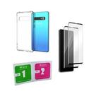 Kit Capa Reforçada Galaxy S10 Plus + 2 Películas Silicone