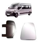 Kit capa retrovisor master 2013 a 2025 braço curto + lente superior le