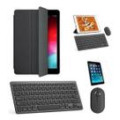 Kit Capa Smart Case Escuro / Teclado e Mouse preto e Película para iPad Mini 6 - 2022 8,3