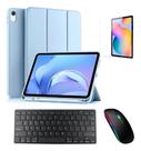 Kit Capa Smart Para Ipad A16 11 + Teclado + Mouse + Película