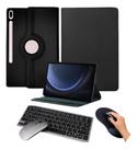 Kit Capa Teclado Bluetooth + Mouse Para Galaxy Tab S9 FE Plus 12.4” Kit Capa Teclado Bluetooth + Mouse Para Galaxy Tab S9 FE Plus 12.4”