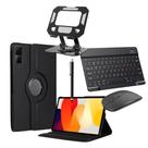 Kit Capa + Teclado e Mouse + Caneta Com Suporte Para Tablet Redmi Pad SE 11